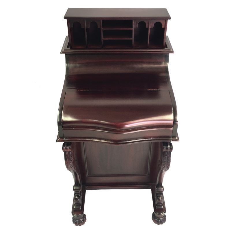 Antique Style Mahogany Wood Reproduction Davenport Desk Od 111