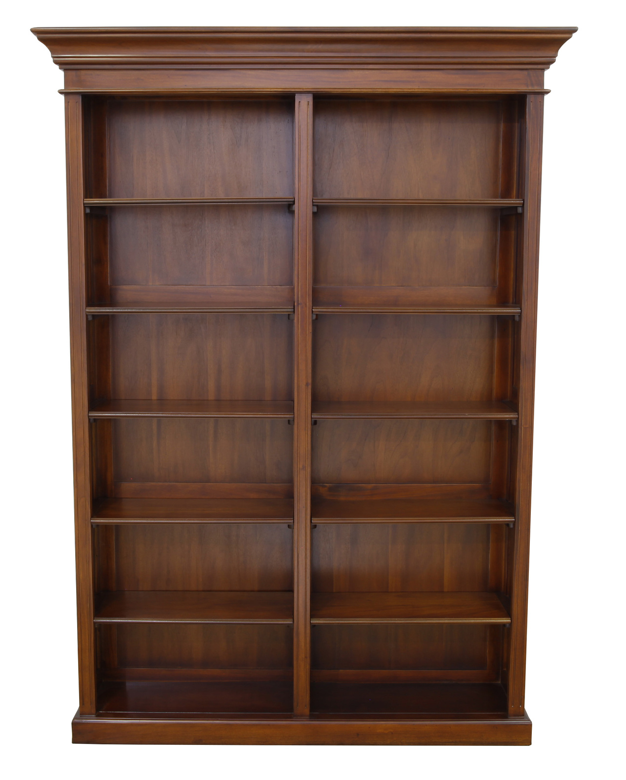 Tall Colonial Mahogany Bookshelf