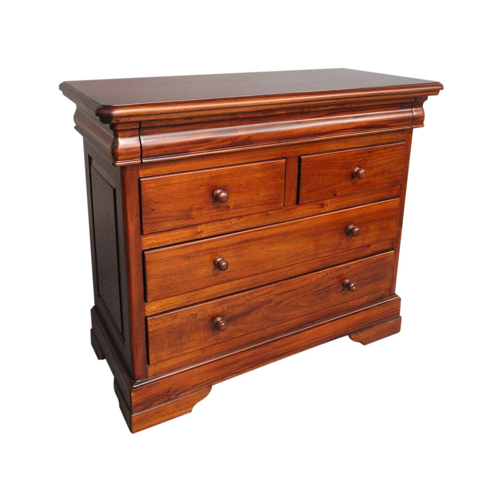 Solid Mahogany Wood Chest Of Drawers Bedroom Furniture