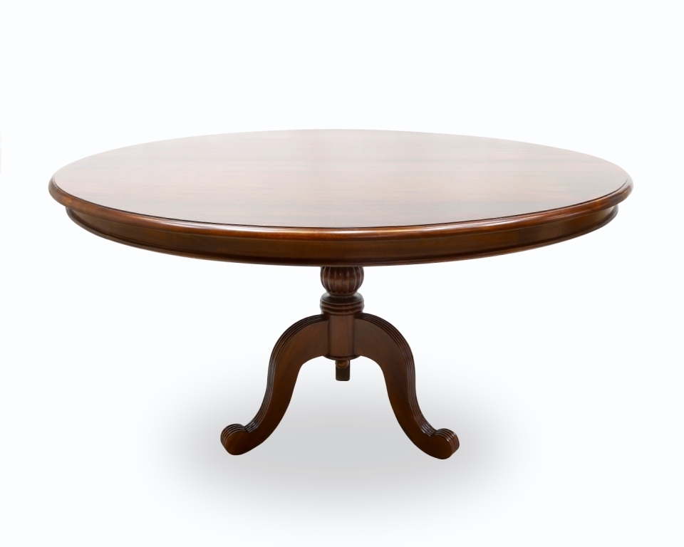 110 Cm Round Dining Table, Antique Round Solid Wood Dining Table