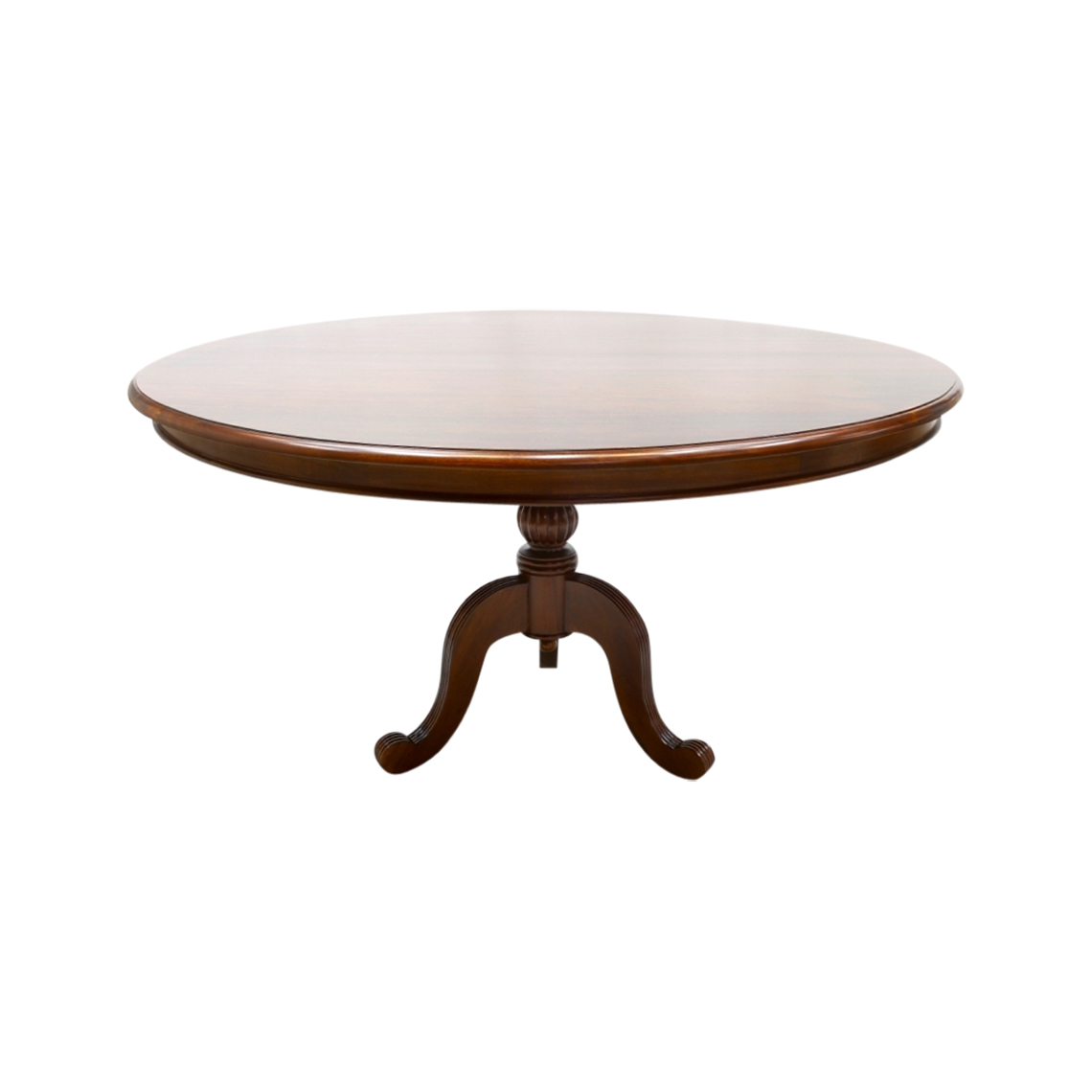 Round Dining Table, Antique Circular Mahogany Dining Table