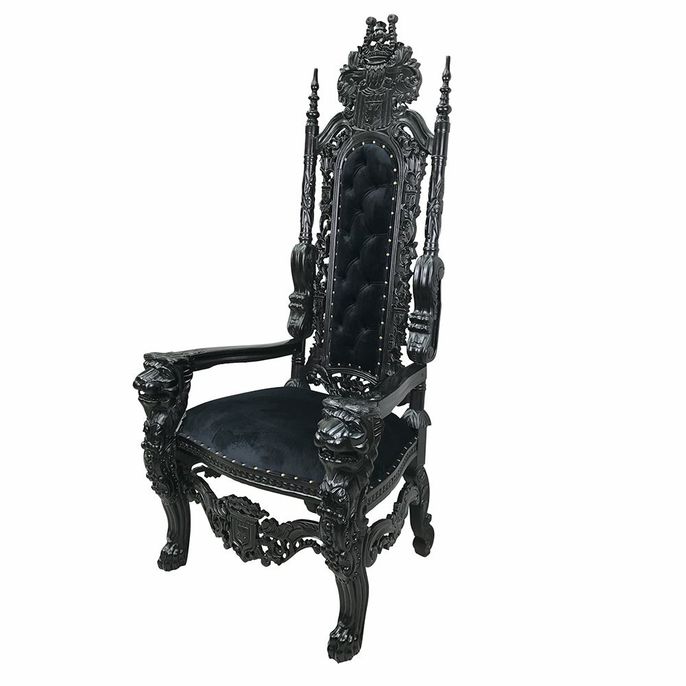 Solid Mahogany Lion King Chair Throne Available In Multiple