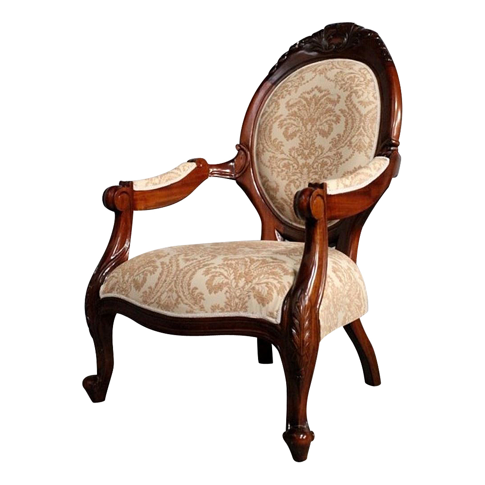 French provincial Style Cameo Arm Chair Sofa Solid