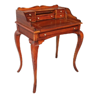Solid Mahogany Queen Ann Desk  Antique Reproduction Design Pre-Order