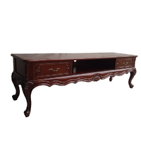 Solid Mahogany Wood Queen Ann TV Cabinet /Pre-Order