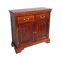 Solid Mahogany Wood 2 Doors Buffet 