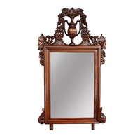 Solid Mahogany Wood Hand Crafted Ursula Wall Mirror