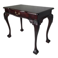 Mahogany Wood Chippendale Reproduction Writing Desk