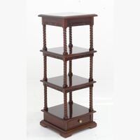 Mahogany Hand Carved Display Unit