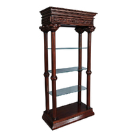Mahogany Hand Carved Display Unit 