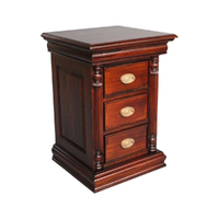 Mahogany Wood Vallerie Bedside Table