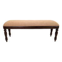 Mahogany Wood Vallerie Hand Carved Stool
