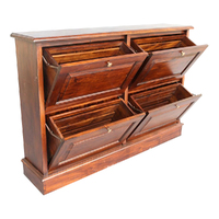 Mahogany Wood Shoe / Hall Cabinet