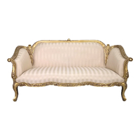 Solid Mahogany Wood 3 Seater Chester Sofa