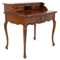 Solid Mahogany French Writing Desk