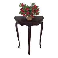 Mahogany Wood Small Hall Table / Plant Stand
