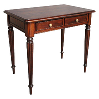 Mahogany Wood Flute Leg Small & Medium Writing Desk