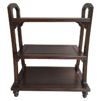 Solid Mahogany Wood Shoe / Hall Rack