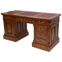 Solid Mahogany Wood Writing Long Desk