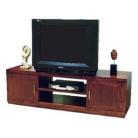 Teak Wood TV Stand / Cabinet with Shelves & cupboards