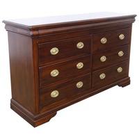 Mahogany Wood Chest of Drawers 