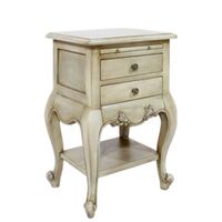 Mahogany Wood Charlotte Bedside Table