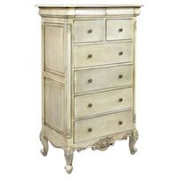 Mahogany Wood Charlotte Chest of Drawers 