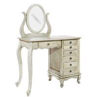 Solid Mahogany Wood Charlotte Dressing Table & Mirror