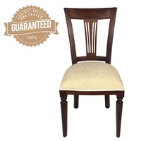 Solid Mahogany Wood Optima Upholstered Dining Chair