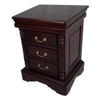 Mahogany Wood Colonial Bedside Table