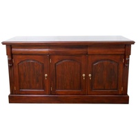 Solid Mahogany Wood 3 Doors Buffet