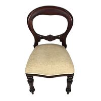 Solid Mahogany Wood reproduction Flute Leg Style Dutch Dining Chair