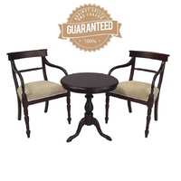Solid Mahogany Wood Table Set with Arm chair and Dining Chair
