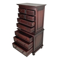 Solid Mahogany Wood Chest of Drawers 