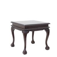 Solid Mahogany Wood Chippendale Style Reproduction Lamp Table