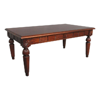 Solid Mahogany Wood Victorian Style Coffee Table
