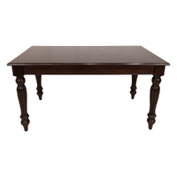 Solid Mahogany Wood Regency Rectangular Dining Table Antique Style [Size: 230cm|