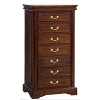Mahogany Wood Colonial Hi-Chest Tall Boy