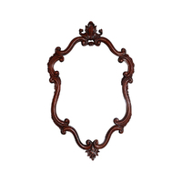Solid Mahogany Wood Hand Crafted Wall Mirror