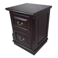 Solid Mahogany Wood 2 Drawers Filing Cabinet OD-06_2G