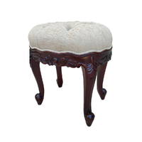 Solid Mahogany Wood Piano / Bed End Stool