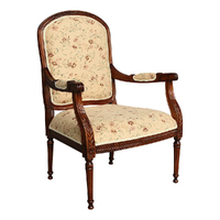 French provincial Style Large Craved Arm Chair