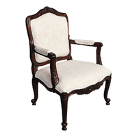 French provincial Style Louis Arm Chair Sofa Solid Mahogany Wood Pre-Order