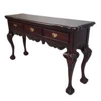 Solid Mahogany 3 Drawers Hall Table