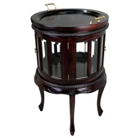 Solid Mahogany Wood Reproduction Round Tea Table