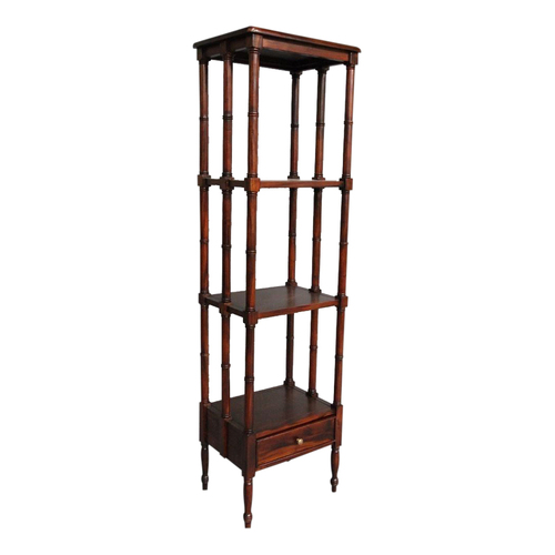 Solid Mahogany Wood Bookshelf Stand / Pre-Order