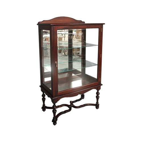 Solid Mahogany Small Display Cabinet 
