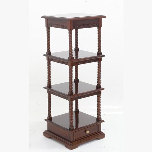 Mahogany Hand Carved Display Unit