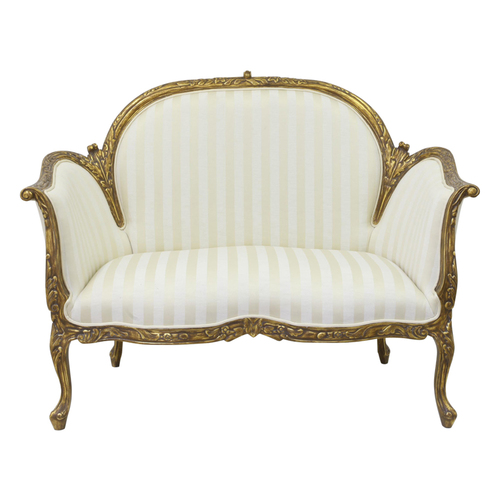 Solid Mahogany Wood 2 Seater Chester Sofa