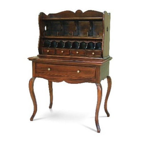 Solid Mahogany Wood Writing Desk